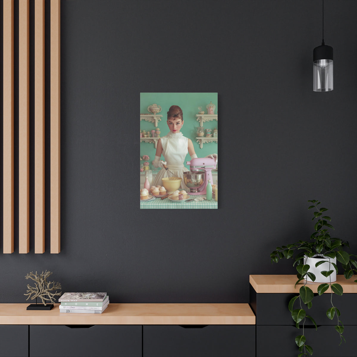 The Perfect Batch Canvas | Pastel Retro Kitchen & Baking Wall Art
