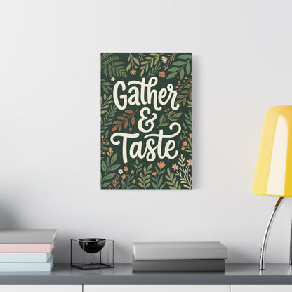 Copy of Copy of Copy of Vintage Art Nouveau Woman Canvas Print — Floral Portrait Matte Stretched Wall Art