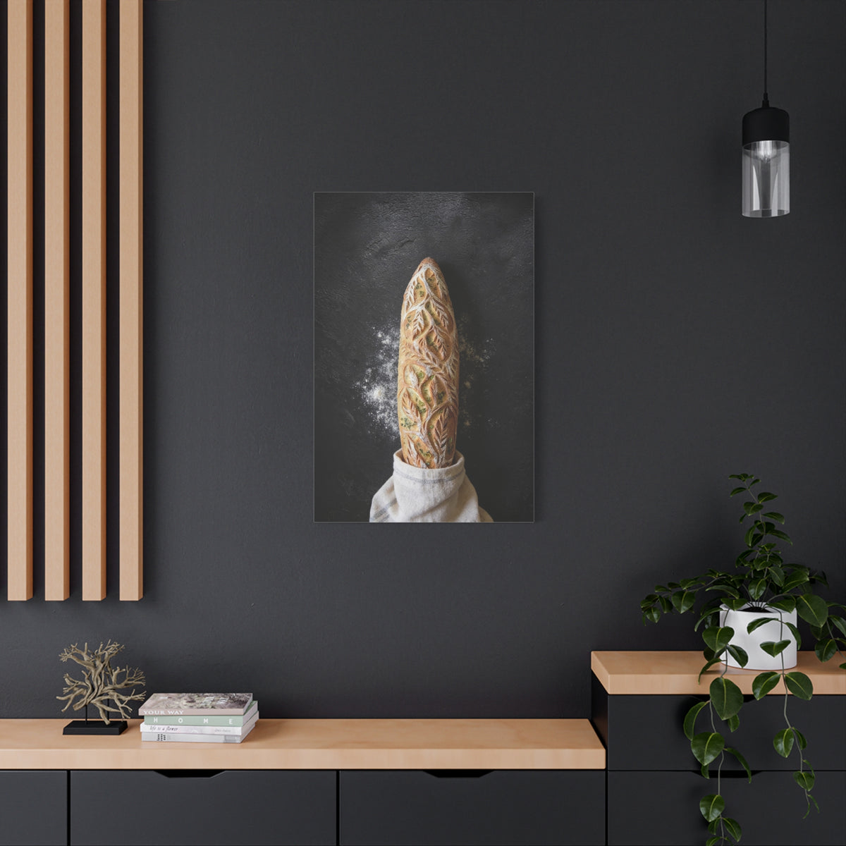 Copy of Copy of Copy of Vintage Art Nouveau Woman Canvas Print — Floral Portrait Matte Stretched Wall Art