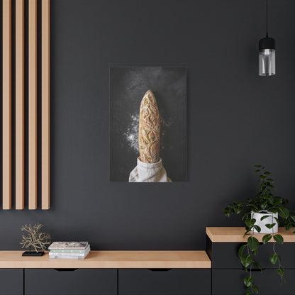 Copy of Copy of Copy of Vintage Art Nouveau Woman Canvas Print — Floral Portrait Matte Stretched Wall Art