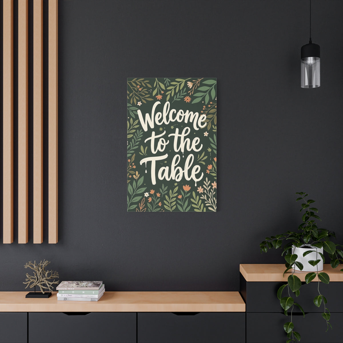 Copy of Copy of Copy of Vintage Art Nouveau Woman Canvas Print — Floral Portrait Matte Stretched Wall Art