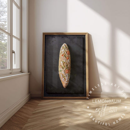 Brot-Wandkunst – Rustikales Bäckerei-Küchenposter