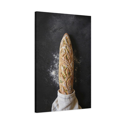 Copy of Copy of Copy of Vintage Art Nouveau Woman Canvas Print — Floral Portrait Matte Stretched Wall Art