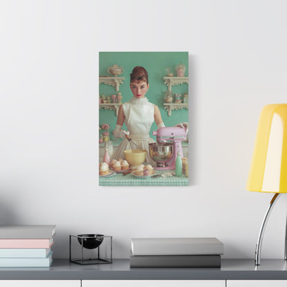 The Perfect Batch Canvas | Pastel Retro Kitchen & Baking Wall Art