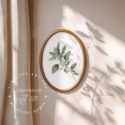 Sage Blossom Wall Art | Kitchen Botanical Poster | Lemonbaum