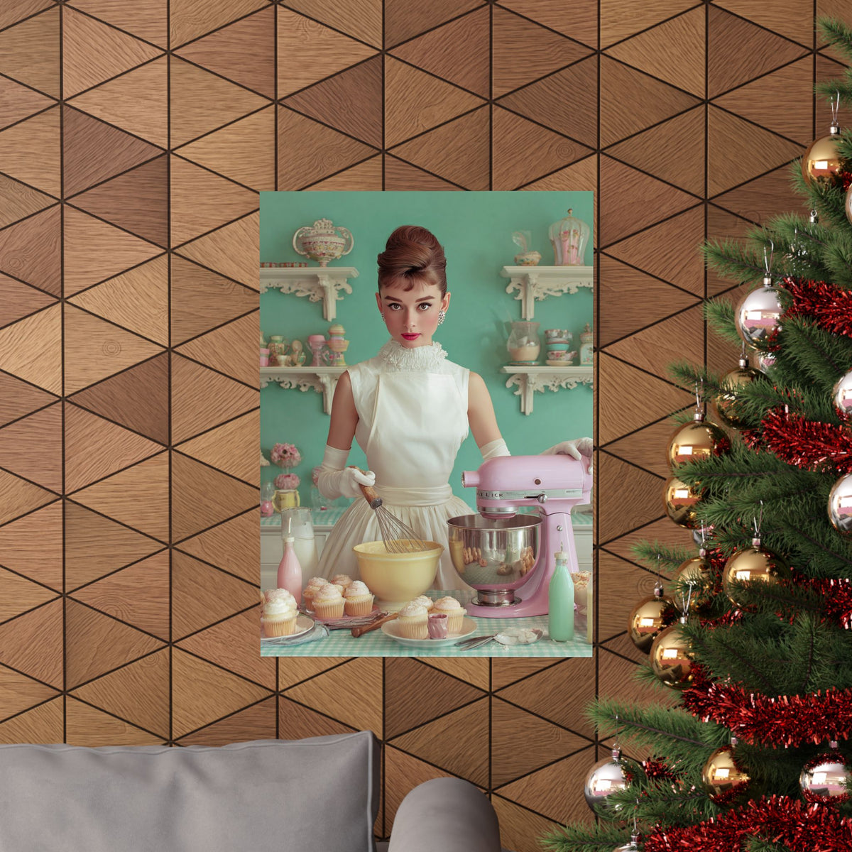 The Perfect Batch Poster | Pastel Retro Kitchen & Baking Wall Art