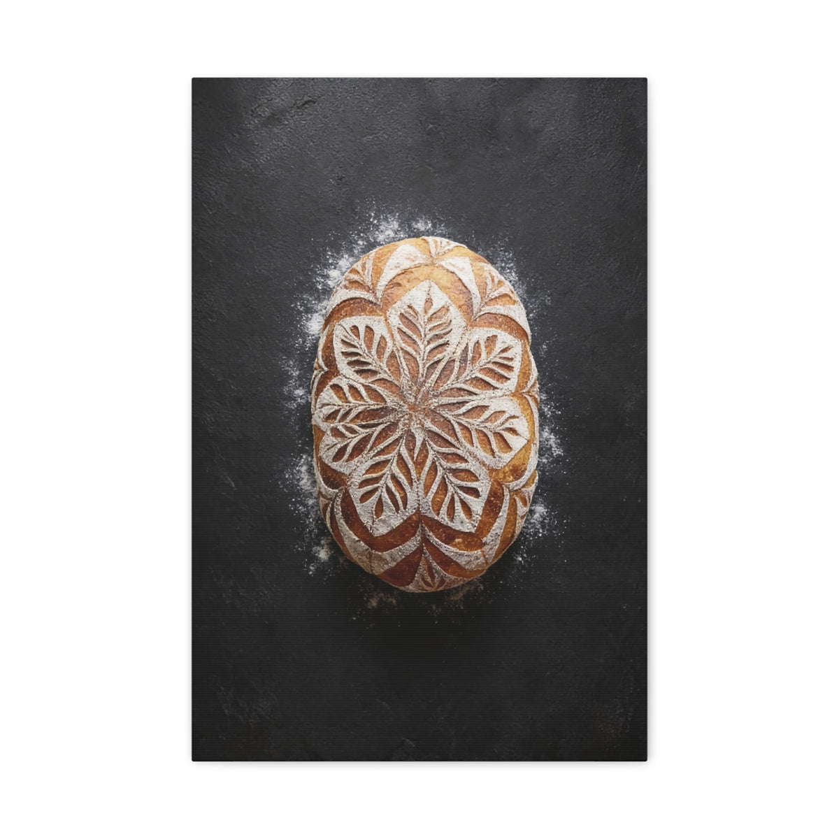 Copy of Copy of Vintage Art Nouveau Woman Canvas Print — Floral Portrait Matte Stretched Wall Art