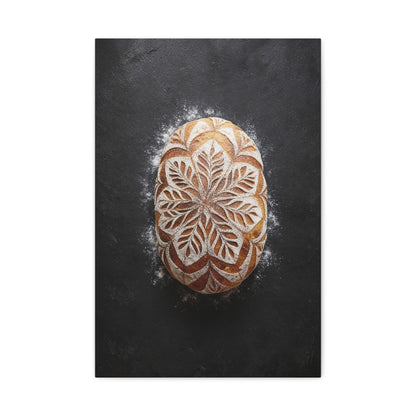 Copy of Copy of Vintage Art Nouveau Woman Canvas Print — Floral Portrait Matte Stretched Wall Art