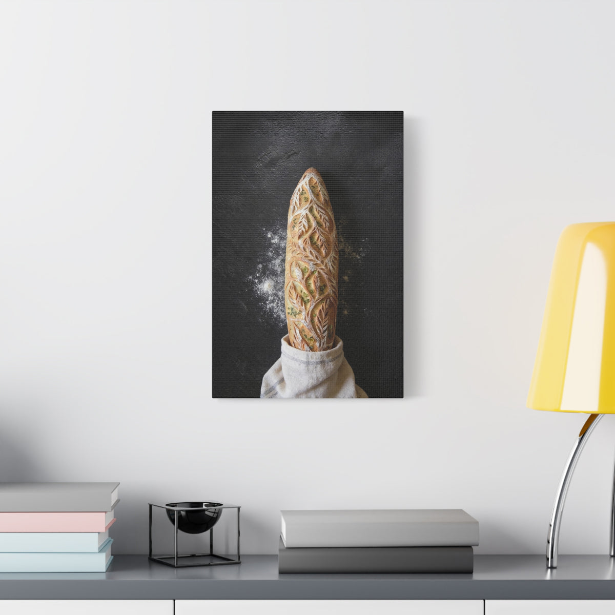 Copy of Copy of Copy of Vintage Art Nouveau Woman Canvas Print — Floral Portrait Matte Stretched Wall Art