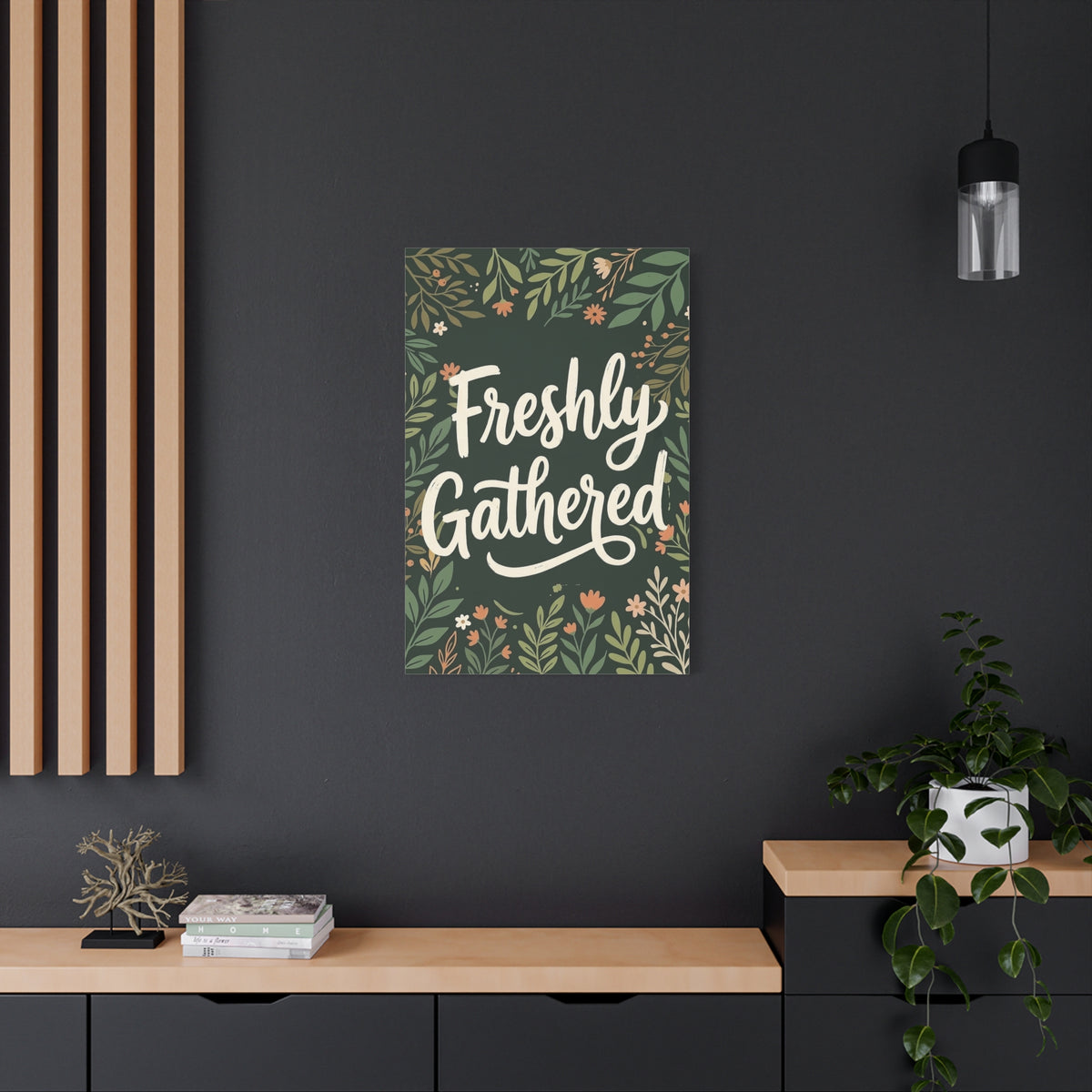 Copy of Copy of Copy of Vintage Art Nouveau Woman Canvas Print — Floral Portrait Matte Stretched Wall Art