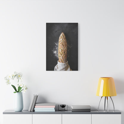 Copy of Copy of Copy of Vintage Art Nouveau Woman Canvas Print — Floral Portrait Matte Stretched Wall Art
