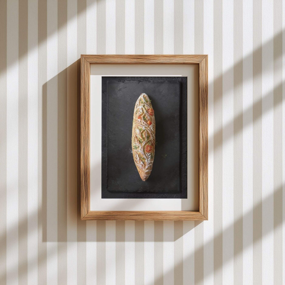 Brot-Wandkunst – Rustikales Bäckerei-Küchenposter