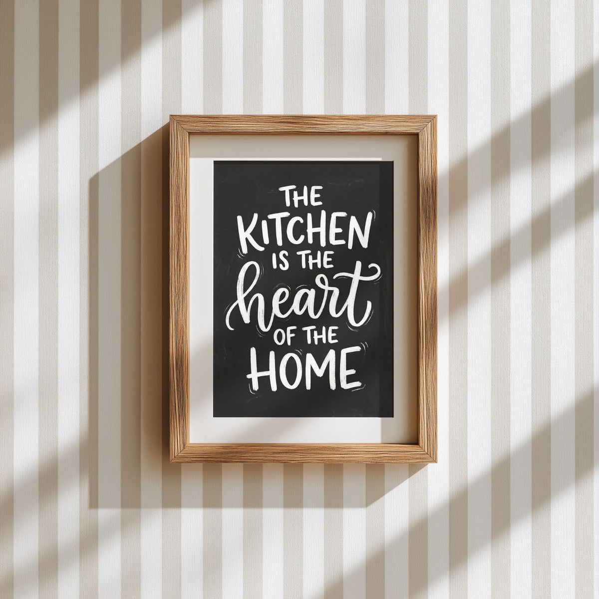 Die Küche ist das Herz des Hauses – Küchen-Wandkunst – Poster