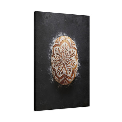 Copy of Copy of Vintage Art Nouveau Woman Canvas Print — Floral Portrait Matte Stretched Wall Art