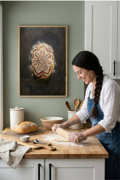 The Art of the Loaf Poster – Artisan Sourdough Wall Art